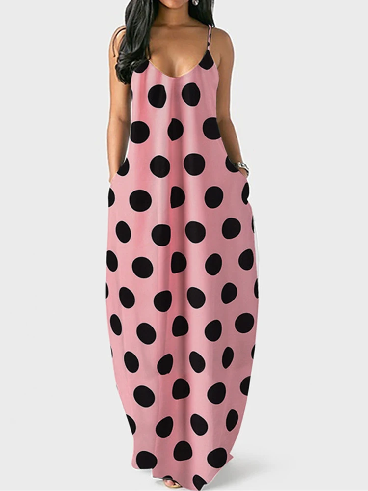 OMSJ Summer Holiday Spaghetti Straps Loose Style Long Dress Deep V Neck Fashion Sleeveless Casual Female Pullover Straight Dress
OMSJ Summer Holiday Spaghetti Straps Loose Style Long Dress Deep V Neck Fashion Sleeveless Casual Female Pullover Straight Dress