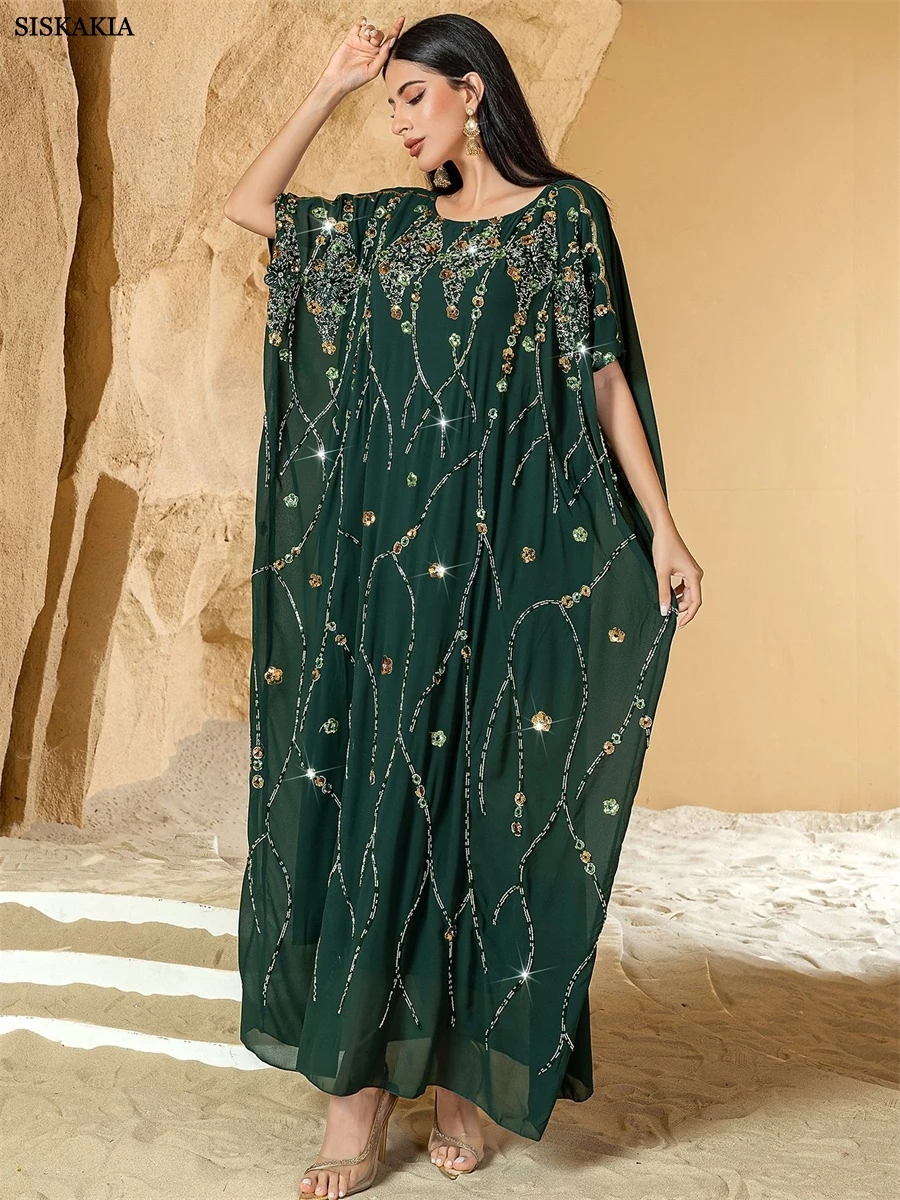 Siskakia Ramadan Dubai Rhinestone Beaded Maxi Abayas Роскошное женское вечернее платье Марокко Платье без рукавов 2025г
Siskakia Ramadan Dubai Rhinestone Beaded Maxi Abayas Роскошное женское вечернее платье Марокко Платье без рукавов 2025г