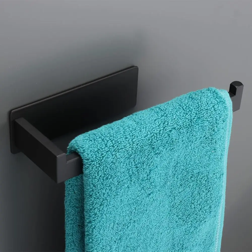Stainless Steel Hand Towel Holder, Adhesive Mount, Matte Black, 9
Stainless Steel Hand Towel Holder, Adhesive Mount, Matte Black, 9