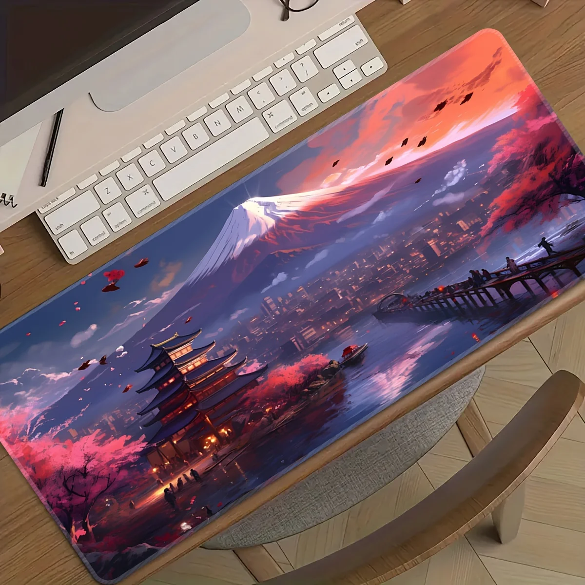 Large expansion gaming mouse pads Japanese Scenic Mount Fuji Pagoda print washable rubber non-slip table mat gaming accessories
Large expansion gaming mouse pads Japanese Scenic Mount Fuji Pagoda print washable rubber non-slip table mat gaming accessories