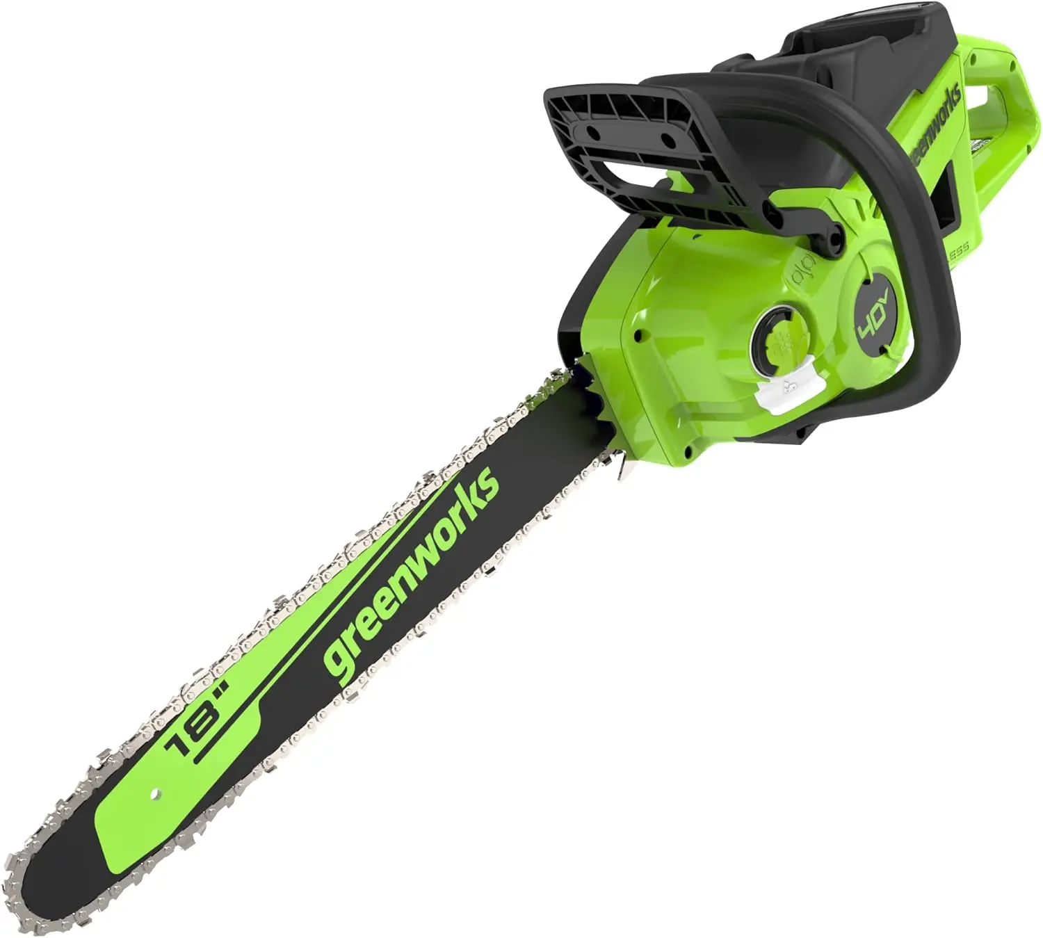 40V 18" Brushless Cordless Chainsaw (Great For Tree Felling, Limbing, Pruning, and Firewood / 75+ Compatible Tools), Tool Only
40V 18" Brushless Cordless Chainsaw (Great For Tree Felling, Limbing, Pruning, and Firewood / 75+ Compatible Tools), Tool Only