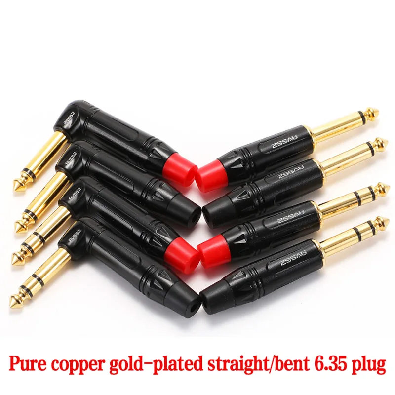 6.35 6.5MM TS Mono TRS Stereo 2/3 Pore Welding Male Plug Guitar Cable Musical Instrument Audio Microphone Cable Connector
6.35 6.5MM TS Mono TRS Stereo 2/3 Pore Welding Male Plug Guitar Cable Musical Instrument Audio Microphone Cable Connector