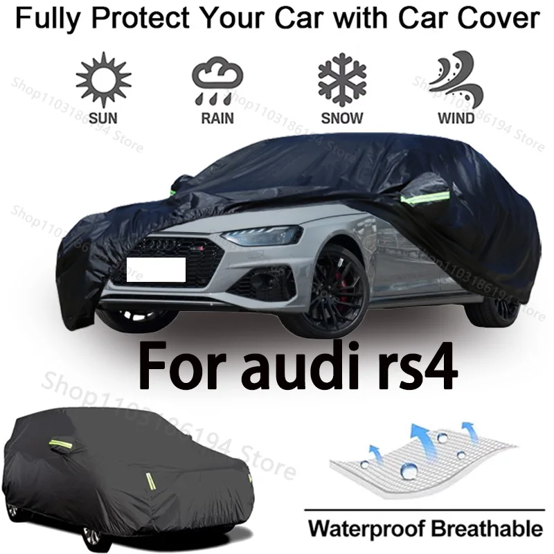 Full Car Cover For Audi RS4 Outdoor Protective Snowproof, Sunshield, Waterproof and Dustproof Automobile Accessories
Full Car Cover For Audi RS4 Outdoor Protective Snowproof, Sunshield, Waterproof and Dustproof Automobile Accessories
