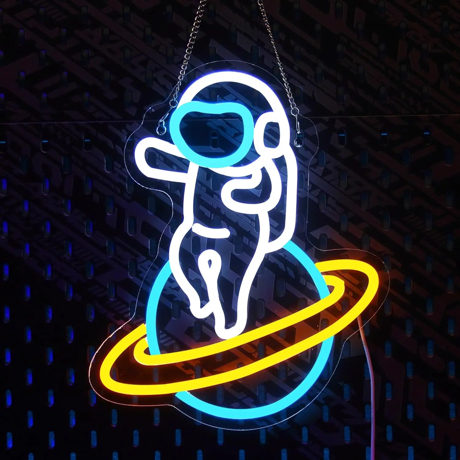 Spaceman Neon Sign, Adjustable LED Brightness USB Powered Lamp for Bedroom, Kids Living Room, Birthday Gift, Wedding, Party Wall
Spaceman Neon Sign, Adjustable LED Brightness USB Powered Lamp for Bedroom, Kids Living Room, Birthday Gift, Wedding, Party Wall