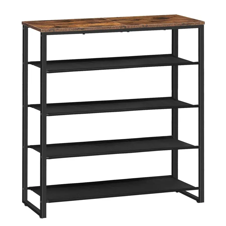 Shoe Rack, 5 Tier Shoe Storage Organizer with 4 Oxford Fabric Shelves and Top Panel, Holds 1620 Pairs of Shoes, for Entryway and
Shoe Rack, 5 Tier Shoe Storage Organizer with 4 Oxford Fabric Shelves and Top Panel, Holds 1620 Pairs of Shoes, for Entryway and