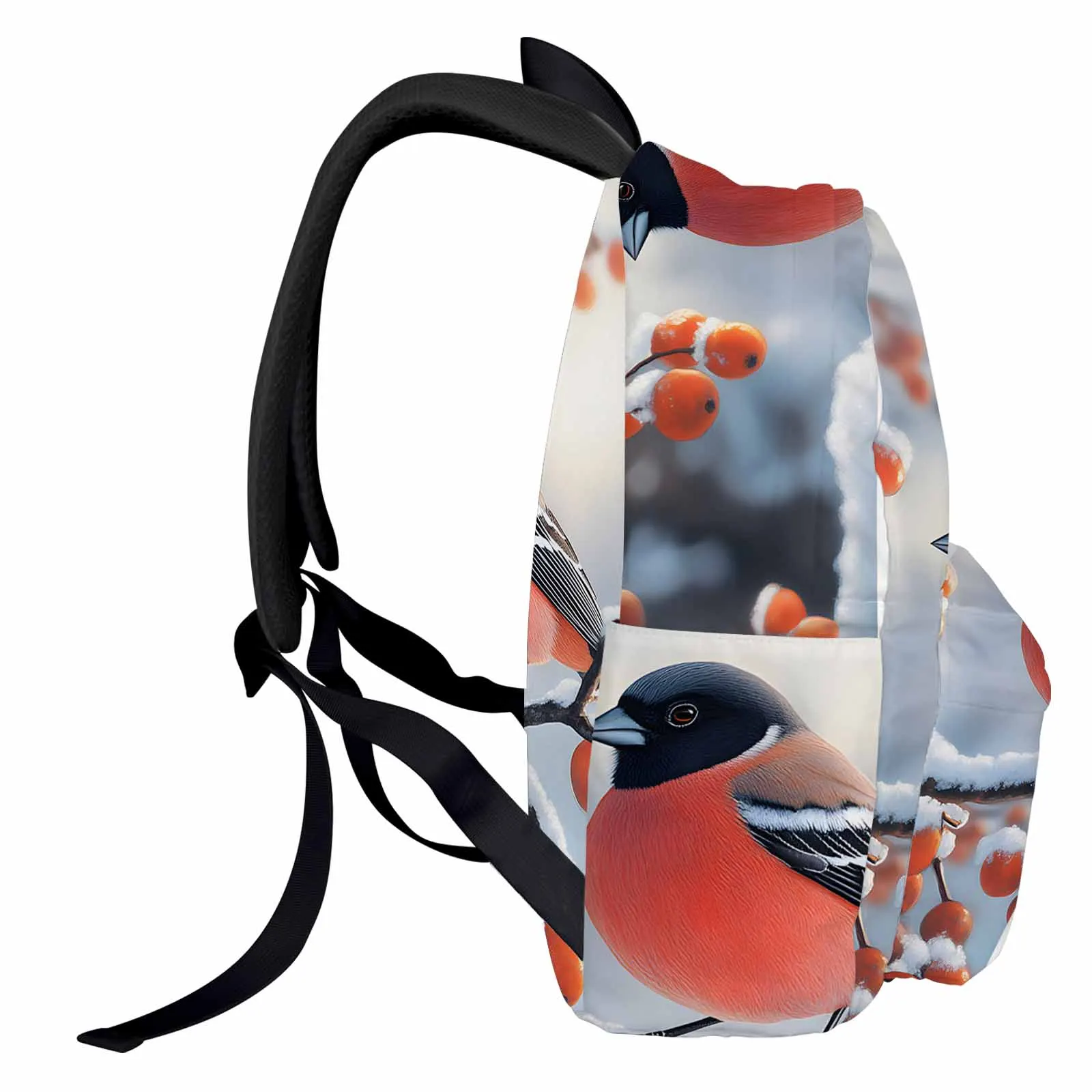 Winter Bird Red Fruit Snow Backpack Teenagers Student School Bags Laptop Custom Backpack for Men Women Travel Bag
Winter Bird Red Fruit Snow Backpack Teenagers Student School Bags Laptop Custom Backpack for Men Women Travel Bag