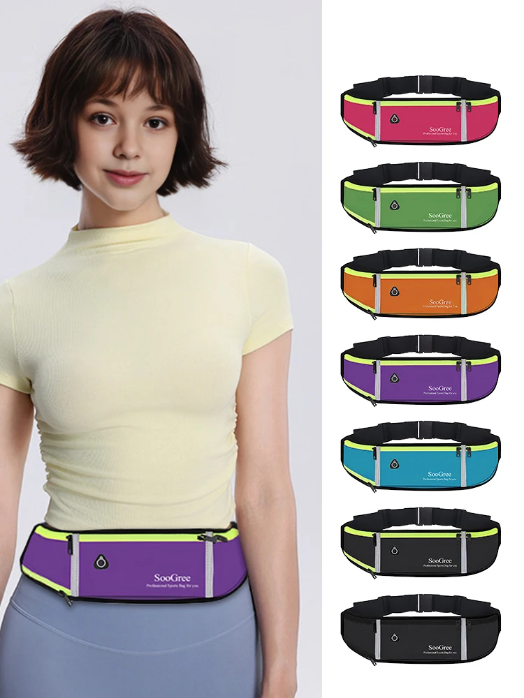 SooGree Fanny Packs, Running Belt Pack, Waist Pack Bag for Men and Women, Lightweight Runners Water Bottle Belt Bag,Phone Holder
SooGree Fanny Packs, Running Belt Pack, Waist Pack Bag for Men and Women, Lightweight Runners Water Bottle Belt Bag,Phone Holder