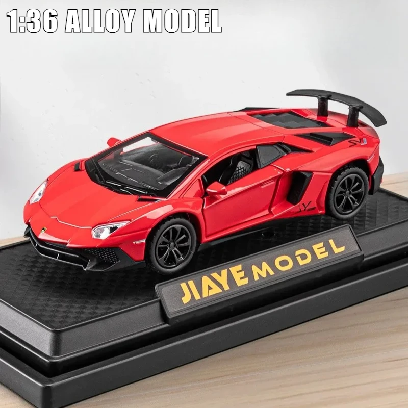 1:36 LP750-4 Sports Car Model Alloy Diecast Simulation Sound Light Car Model Toys Hobby Collection Decoration Gifts
1:36 LP750-4 Sports Car Model Alloy Diecast Simulation Sound Light Car Model Toys Hobby Collection Decoration Gifts