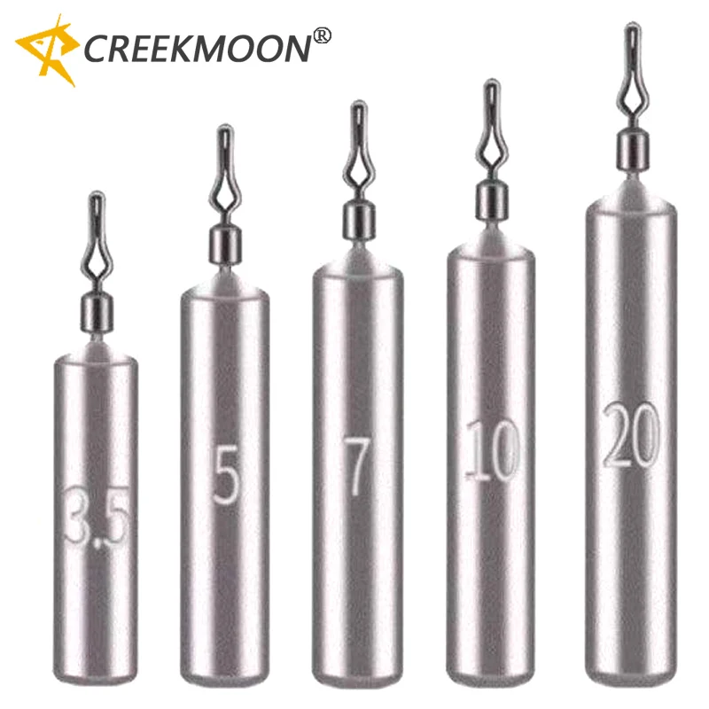 50pcs Lead Drop Shot Sinkers Weights 5-20g Cylindrical Shape with rotate Ring Tackle Accessories for Bass Fishing Rig wholesale
50pcs Lead Drop Shot Sinkers Weights 5-20g Cylindrical Shape with rotate Ring Tackle Accessories for Bass Fishing Rig wholesale