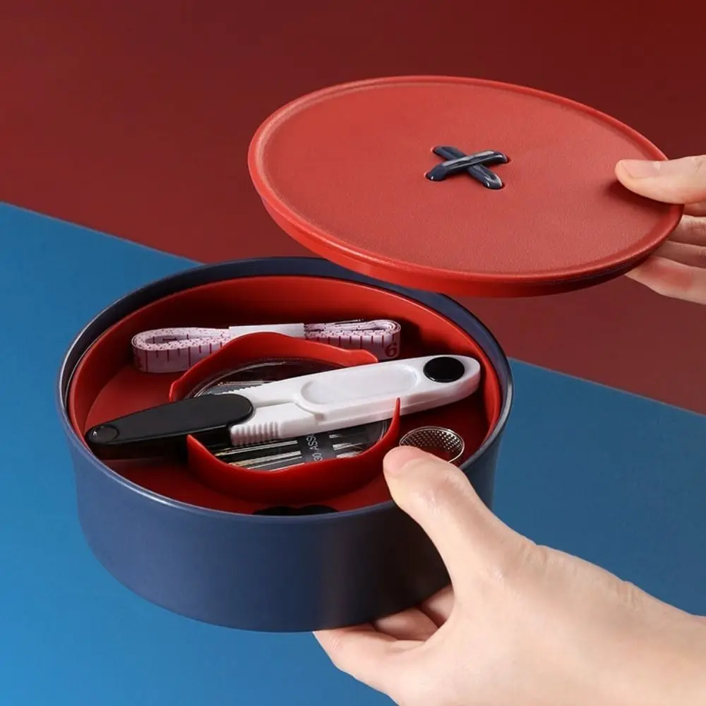 Circular Button Sewing Box Mini Portable Storage Needle Thread Set Hand Sewing Multifunctional Sewing Tool Kit Dormitory
Circular Button Sewing Box Mini Portable Storage Needle Thread Set Hand Sewing Multifunctional Sewing Tool Kit Dormitory