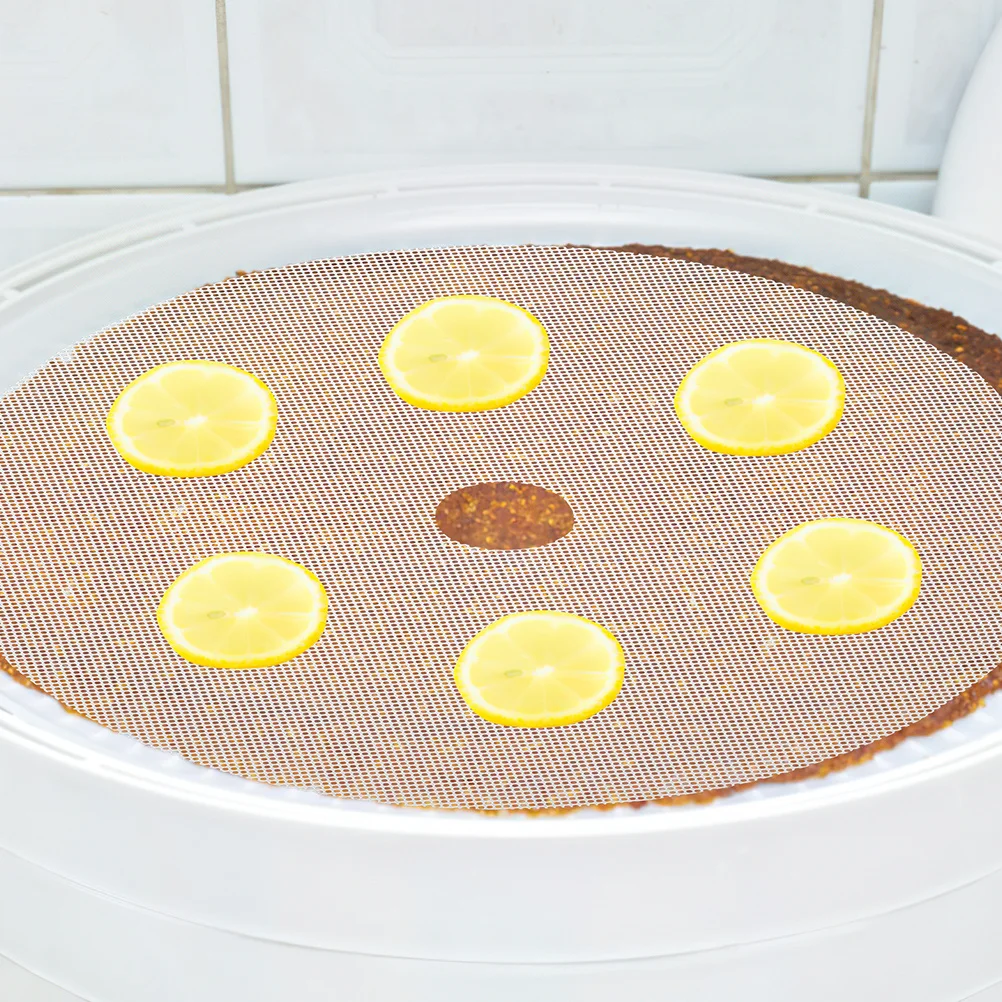 2Pcs Round Silicone Dehydrator Sheets Reusable Non-Stick Mats for Food Dryer Drying Fruit Jerky Liners Food Dryer Supplies
2Pcs Round Silicone Dehydrator Sheets Reusable Non-Stick Mats for Food Dryer Drying Fruit Jerky Liners Food Dryer Supplies
