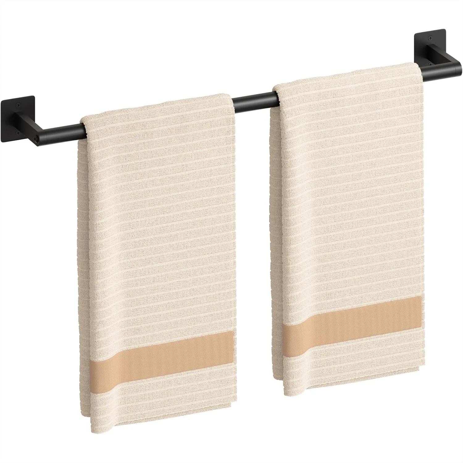 Matte Black Towel Bar 24 Inch, Heavy Duty Stainless Steel Towel Rack for Bathroom Wall Mounted, Easy Installation, Rustproof
Matte Black Towel Bar 24 Inch, Heavy Duty Stainless Steel Towel Rack for Bathroom Wall Mounted, Easy Installation, Rustproof
