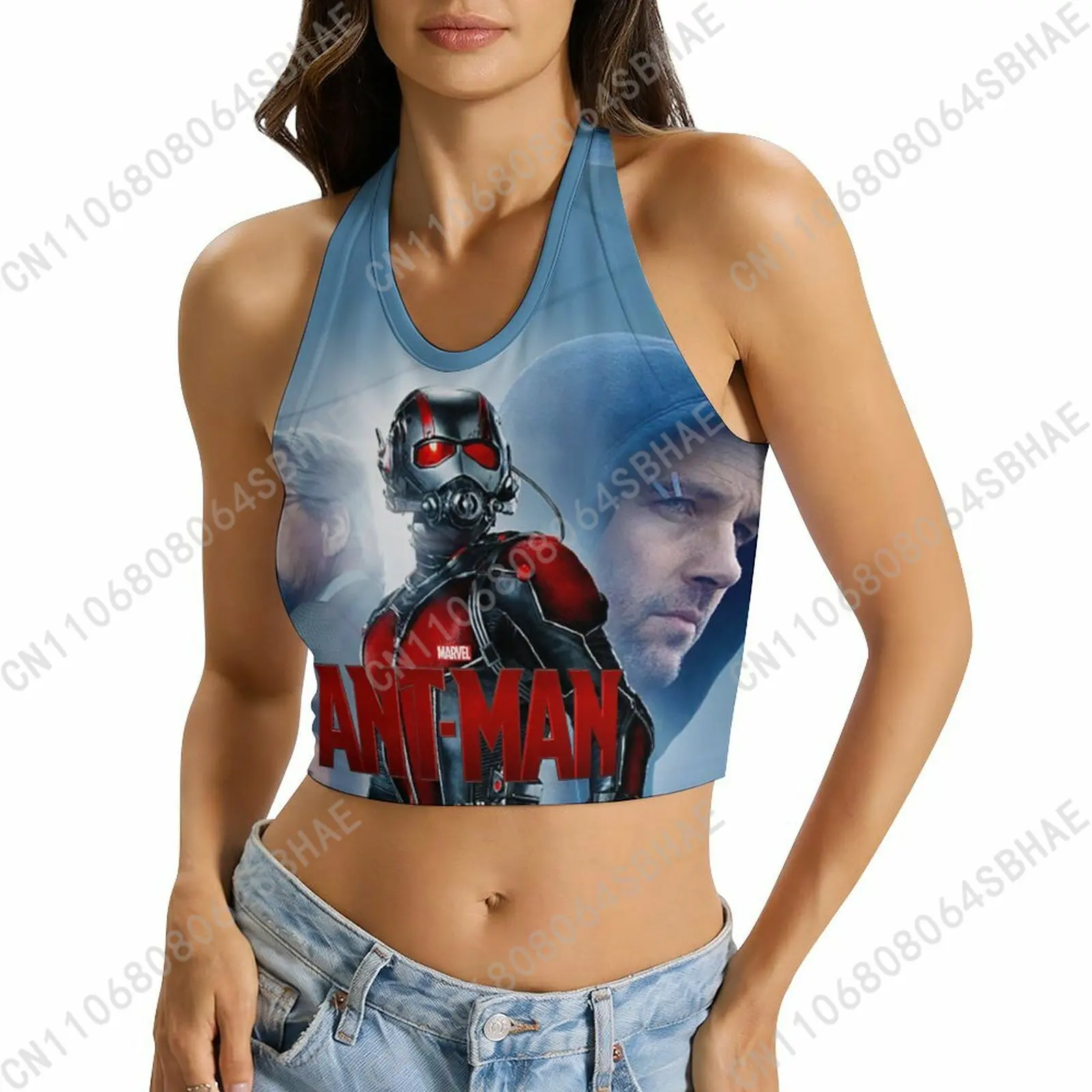 Marvel Ant Man Custom Photo Women's Halter Top Personalized Picture Tie Back Cami Upload Your Gift Wife Girlfriend Cosplay
Marvel Ant Man Custom Photo Women's Halter Top Personalized Picture Tie Back Cami Upload Your Gift Wife Girlfriend Cosplay