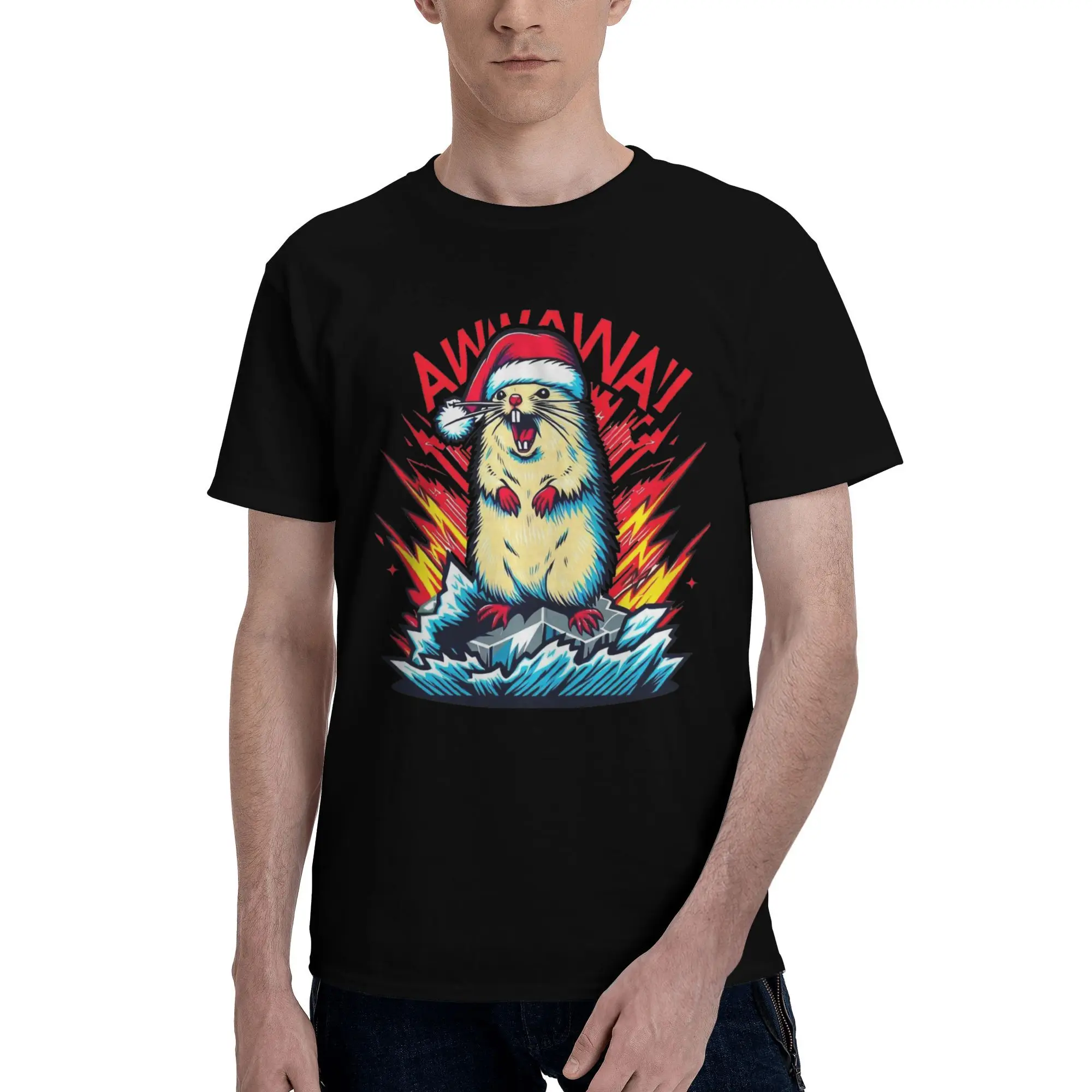 Men Women Hyrax Awawa Shirt 100% Cotton Graphic Printed Tee Shirts Clothing Outfits
Men Women Hyrax Awawa Shirt 100% Cotton Graphic Printed Tee Shirts Clothing Outfits
