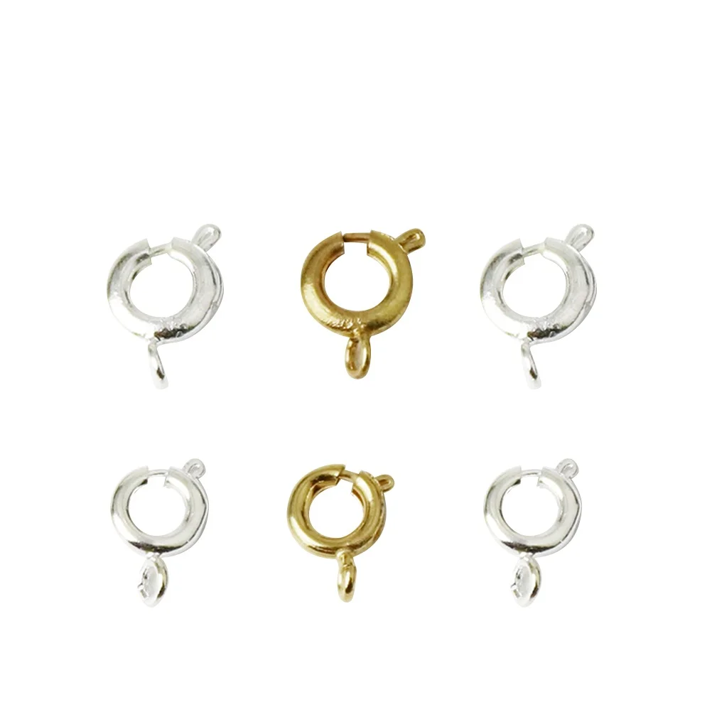 100Pcs Spring Buckle Jewelry Accessories Metal Open Jump Ring DIY Alloy Beads Necklace Bracelet Making Repair Components
100Pcs Spring Buckle Jewelry Accessories Metal Open Jump Ring DIY Alloy Beads Necklace Bracelet Making Repair Components