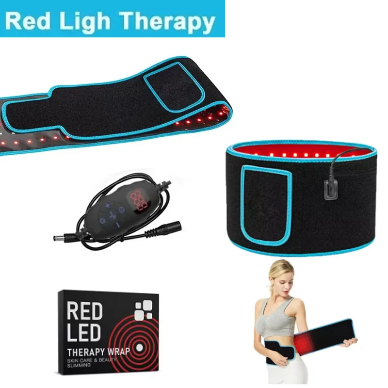 Красный и инфракрасный светодиодный пояс для терапии 850 нм 660 нм, облегчение боли в спине, обертывание для сжигания жира, машина для похудения, грелка для талии, полное тело
Красный и инфракрасный светодиодный пояс для терапии 850 нм 660 нм, облегчение боли в спине, обертывание для сжигания жира, машина для похудения, грелка для талии, полное тело