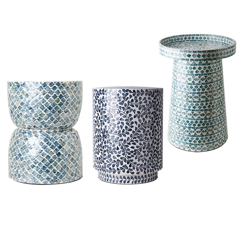 Advanced handmade collage shell coffee table small coffee table sofa edge corner few living room tea table ornament
Advanced handmade collage shell coffee table small coffee table sofa edge corner few living room tea table ornament