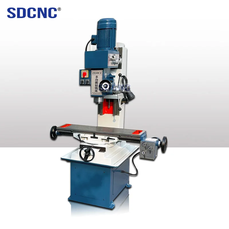 SDCNC Small Vertical Metal Drilling And Milling Machine Tool ZX50C New Milling Machine
SDCNC Small Vertical Metal Drilling And Milling Machine Tool ZX50C New Milling Machine