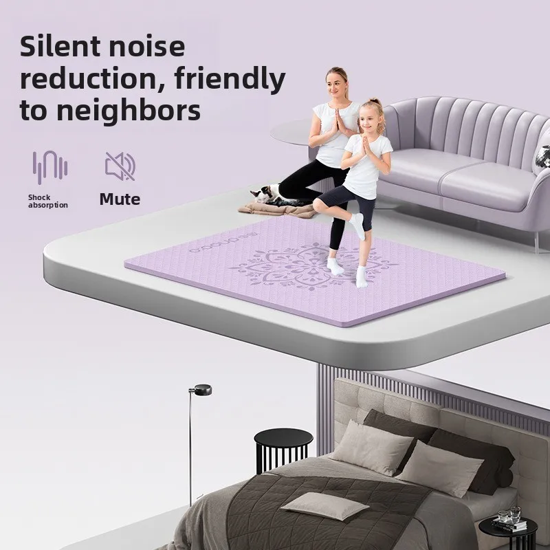 TPE Extra Wide Extra Thick Non Slip Couples Yoga Mat Beginner Friendly Workout Dance Exercise Fitness Pilates Gym Mat Pilates
TPE Extra Wide Extra Thick Non Slip Couples Yoga Mat Beginner Friendly Workout Dance Exercise Fitness Pilates Gym Mat Pilates
