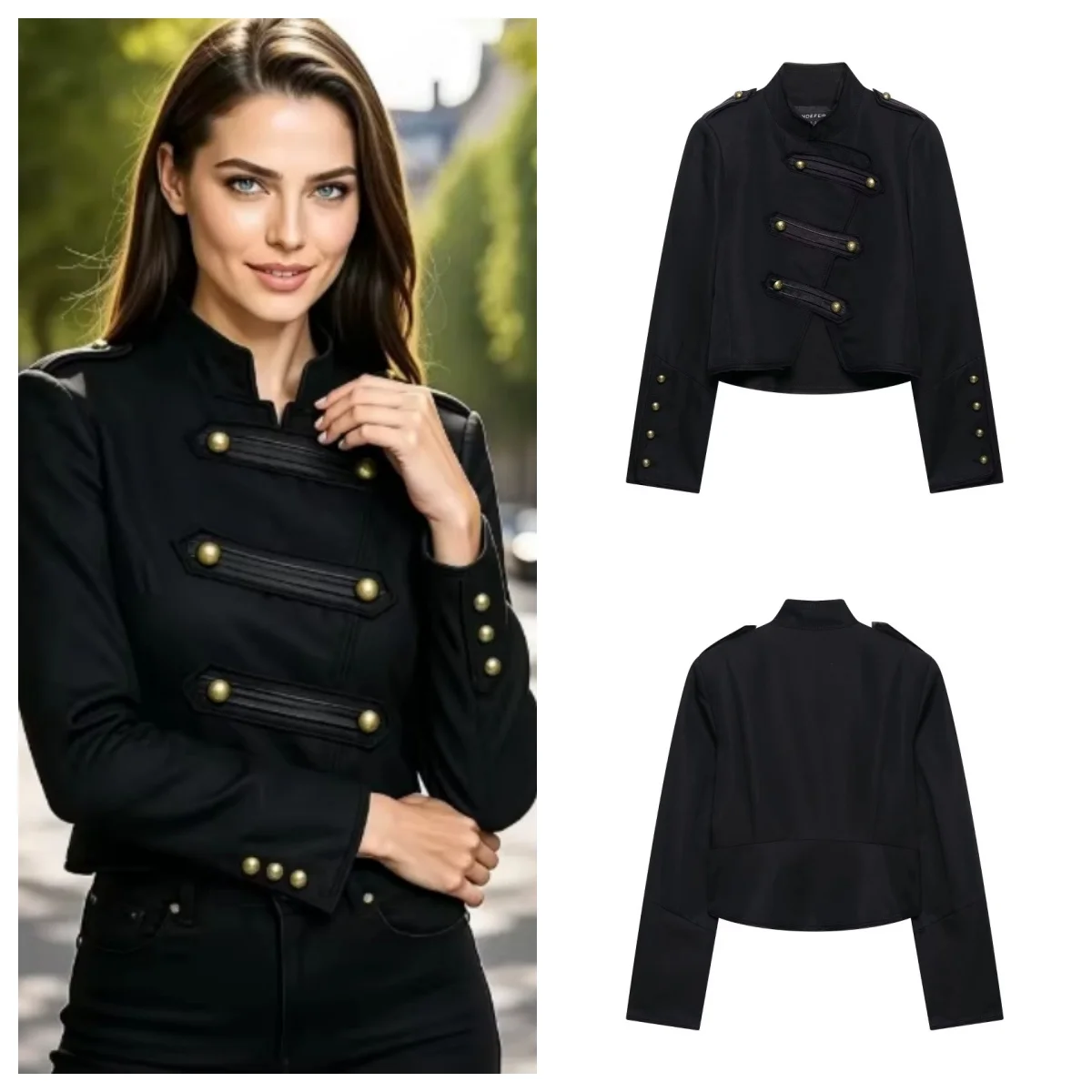 Women's Jacket 2026 Summer New Commuter Slim Fit Short Long Sleeve Round Neck Rope Button Fashion Coat
Women's Jacket 2026 Summer New Commuter Slim Fit Short Long Sleeve Round Neck Rope Button Fashion Coat