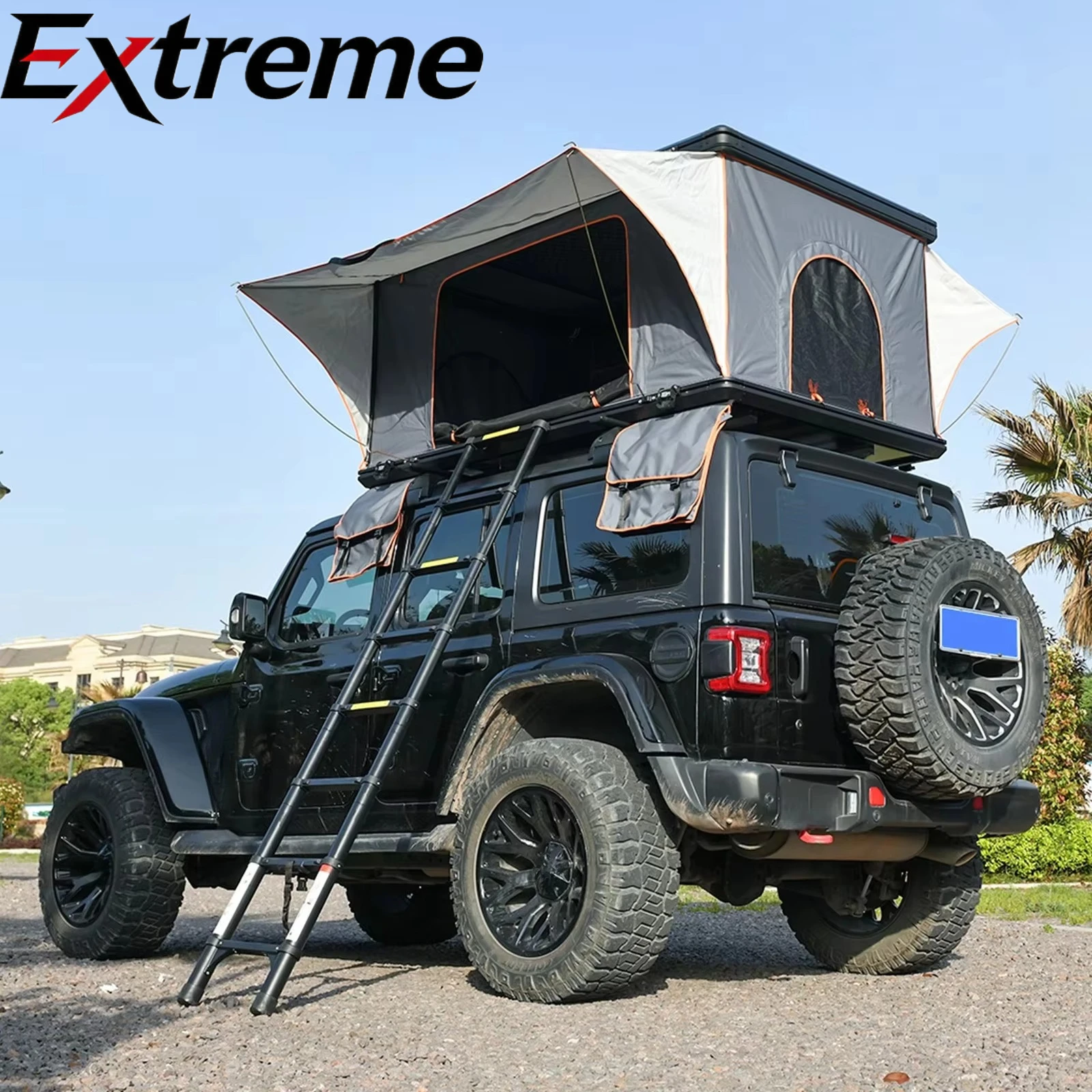 Aluminum Chile Roof Top Tent for Camper Van 5 Person One Bedroom Four-Season Canvas Fabric Fiberglass Shell
Aluminum Chile Roof Top Tent for Camper Van 5 Person One Bedroom Four-Season Canvas Fabric Fiberglass Shell