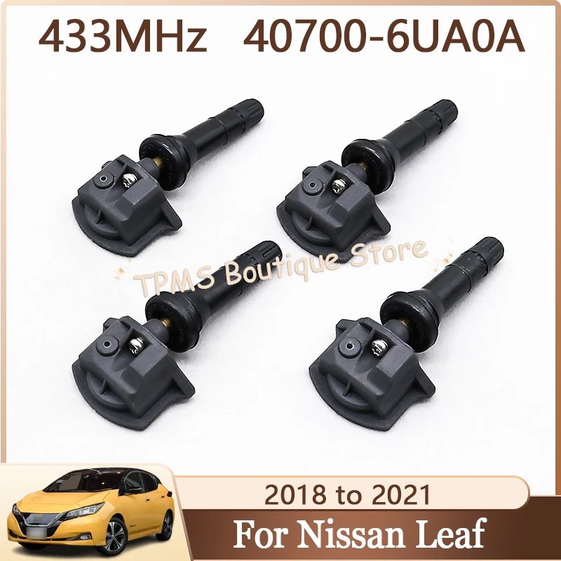 4pcs 433MHz 40700-6UA0A 407006UA0A Tire Pressure Monitor System TPMS Sensor For Nissan Leaf ELECTRIC HATCHBACK S 2018-2021
4pcs 433MHz 40700-6UA0A 407006UA0A Tire Pressure Monitor System TPMS Sensor For Nissan Leaf ELECTRIC HATCHBACK S 2018-2021