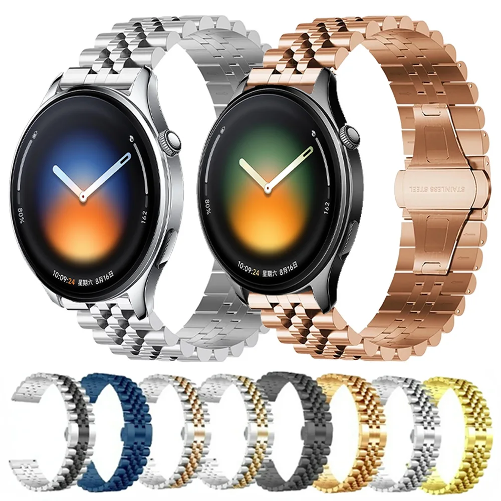 Металлический ремешок 22 мм для Xiaomi Watch 5 S4 Sport S4-3-2-1 2-2 Pro, Oneplus Watch Lite/3/2/2R, браслет из нержавеющей стали для OPPO Watch S X
Металлический ремешок 22 мм для Xiaomi Watch 5 S4 Sport S4-3-2-1 2-2 Pro, Oneplus Watch Lite/3/2/2R, браслет из нержавеющей стали для OPPO Watch S X