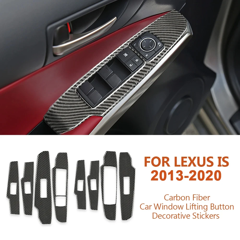 For Lexus IS IS250 2013-2020 Carbon Fiber Car Window Lifting Button Panel Decorative Stickers Auto Accesorioss Para Vehículos
For Lexus IS IS250 2013-2020 Carbon Fiber Car Window Lifting Button Panel Decorative Stickers Auto Accesorioss Para Vehículos