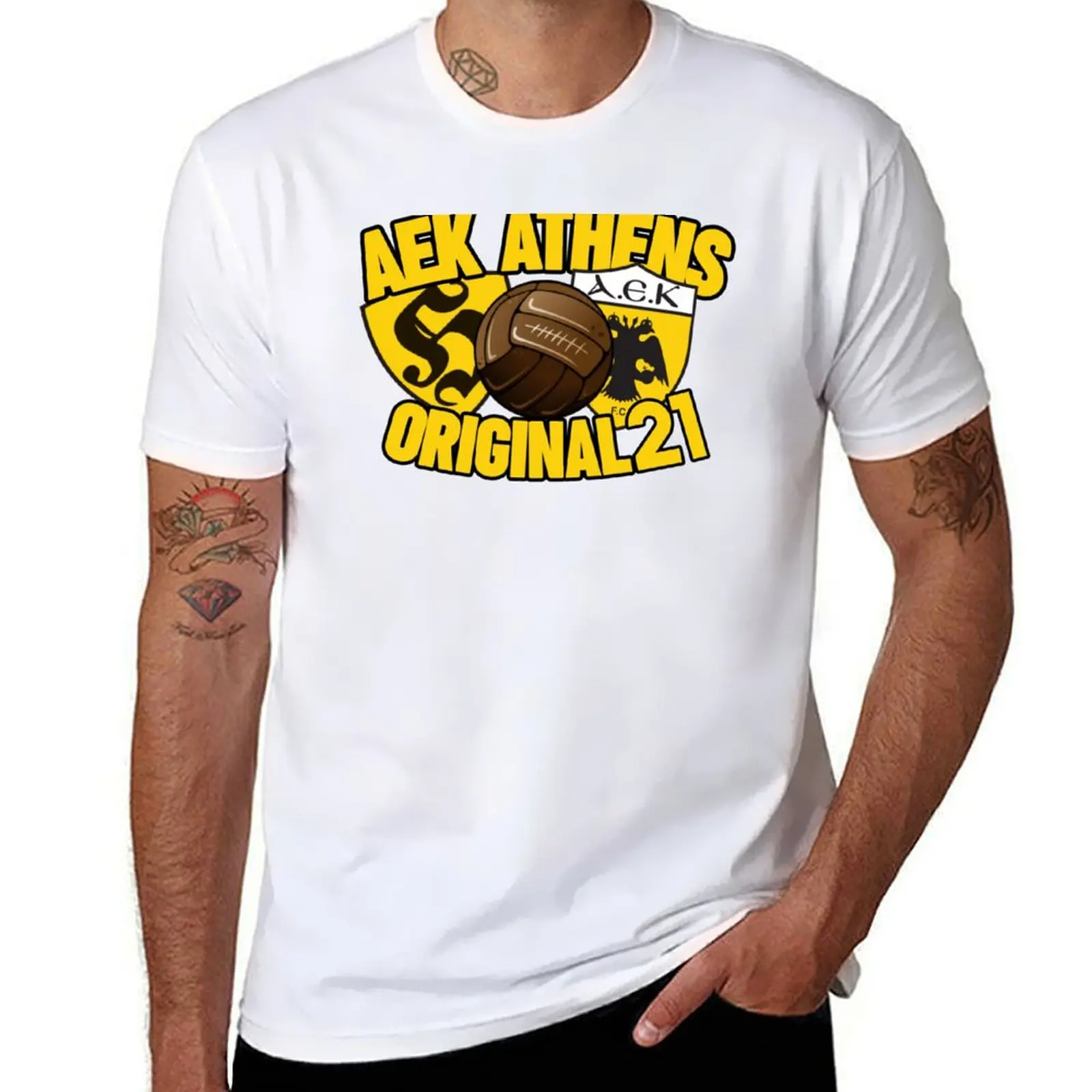 ATHENS - 21 ORIGINAL AEK T-Shirt Large Size Basic Casual T-Shirt
ATHENS - 21 ORIGINAL AEK T-Shirt Large Size Basic Casual T-Shirt