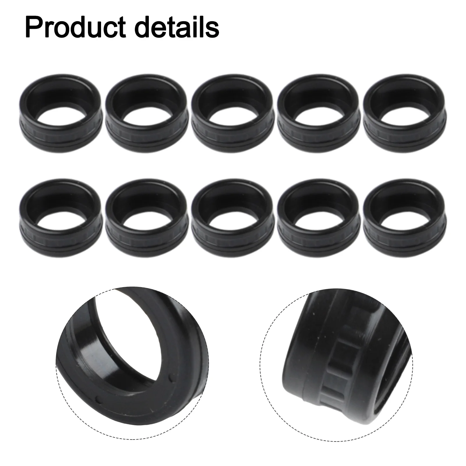 10Pcs 607 Bearing Rubber Sleeve Black For Angle Grinder Electric Hammer Power Tool Accessories Inner 19mm Outer 22mm Protection
10Pcs 607 Bearing Rubber Sleeve Black For Angle Grinder Electric Hammer Power Tool Accessories Inner 19mm Outer 22mm Protection