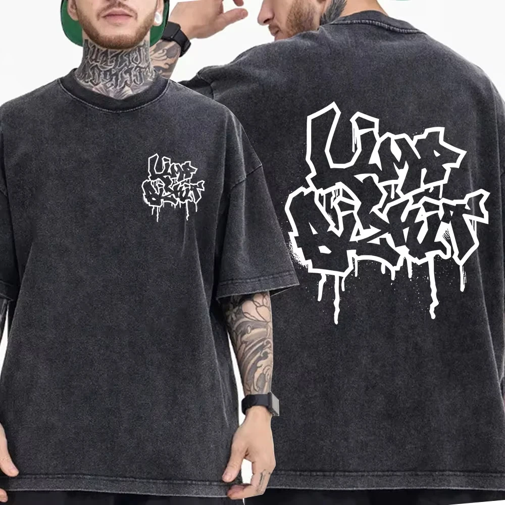 Vintage Washed Rock Band Limp Bizkit Graphic T-shirt Men Women Clothing Gothic Metal T Shirts Casual Hip Hop T-shirts
Vintage Washed Rock Band Limp Bizkit Graphic T-shirt Men Women Clothing Gothic Metal T Shirts Casual Hip Hop T-shirts