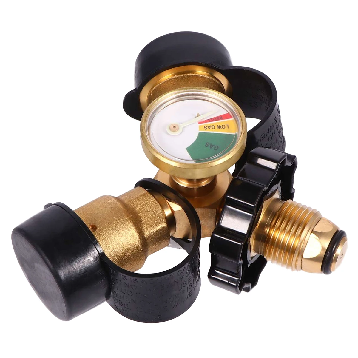 Propane Tank Y Splitter Gas Adapter Brass Tee Fittings Level Indicator Gauge BBQ Camp Stove RV Smoker Grill Heater Leak
Propane Tank Y Splitter Gas Adapter Brass Tee Fittings Level Indicator Gauge BBQ Camp Stove RV Smoker Grill Heater Leak