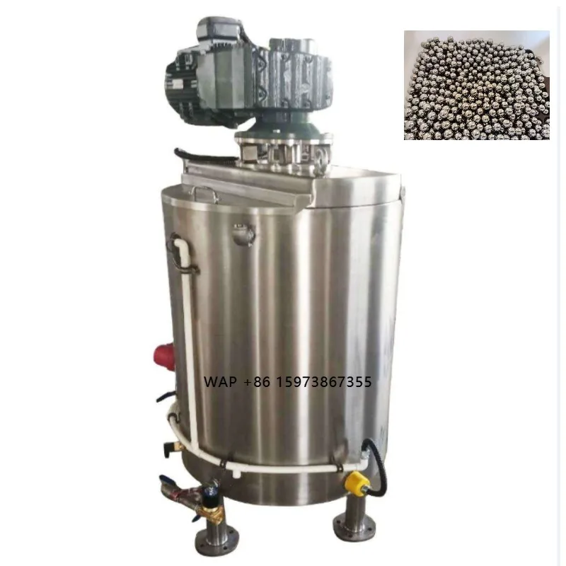 500kg New Design Chocolate Ball Milling Grinding Machine Vertical Ball Mill Machine for Making Nutela Chocolate Paste
500kg New Design Chocolate Ball Milling Grinding Machine Vertical Ball Mill Machine for Making Nutela Chocolate Paste