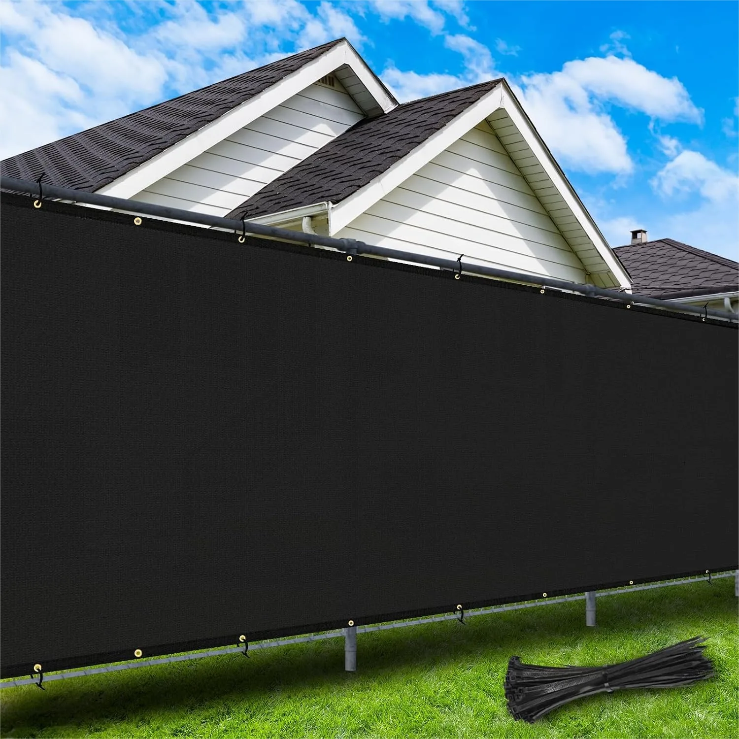 6x50ft Privacy Screen Fence Heavy Duty 220 GSM Windscreen for Patios and Pool
6x50ft Privacy Screen Fence Heavy Duty 220 GSM Windscreen for Patios and Pool