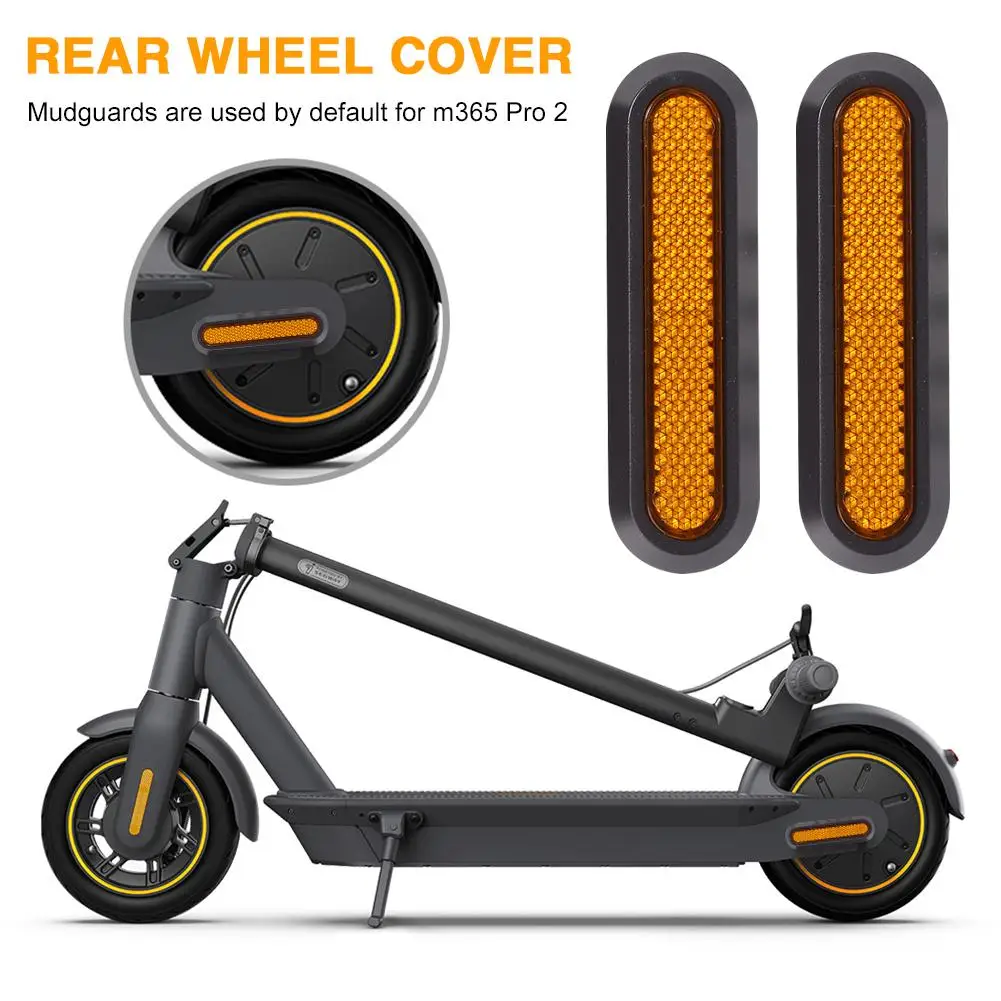 2pcs Safety Reflective Rear Wheel Hub Cover for Xiaomi Mi Electric Scooter Pro 2
2pcs Safety Reflective Rear Wheel Hub Cover for Xiaomi Mi Electric Scooter Pro 2