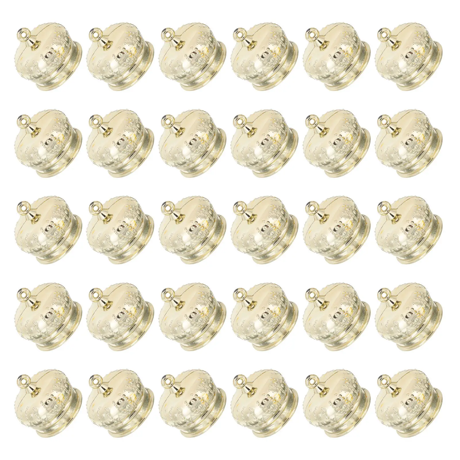 100Pcs Electroplated Gold Pendant Caps Decorative Hanging Cap Replacement Bauble Tops for DIY Jewelry Making Ornaments Tassels
100Pcs Electroplated Gold Pendant Caps Decorative Hanging Cap Replacement Bauble Tops for DIY Jewelry Making Ornaments Tassels