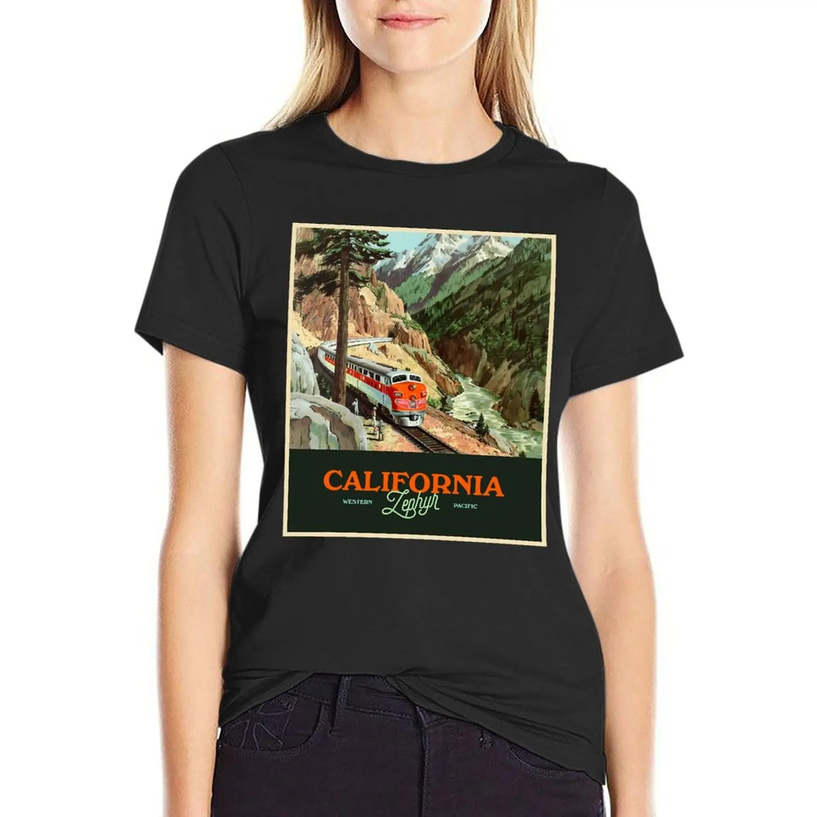 California Zephyr T-Shirt summer clothes plus size tops workout shirts for Women loose fit
California Zephyr T-Shirt summer clothes plus size tops workout shirts for Women loose fit