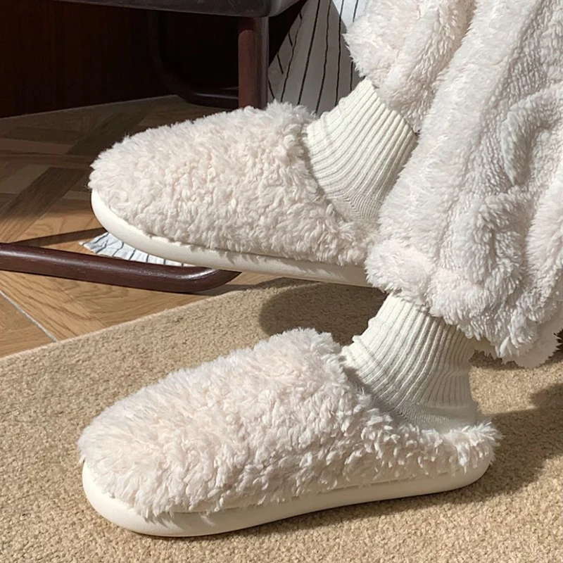 Warm Fluffy Women Slippers Winter Soft Sole Slides Girls Bedroom Flats Comfortable Floor Shoes Non-slip Furry House Slipper
Warm Fluffy Women Slippers Winter Soft Sole Slides Girls Bedroom Flats Comfortable Floor Shoes Non-slip Furry House Slipper