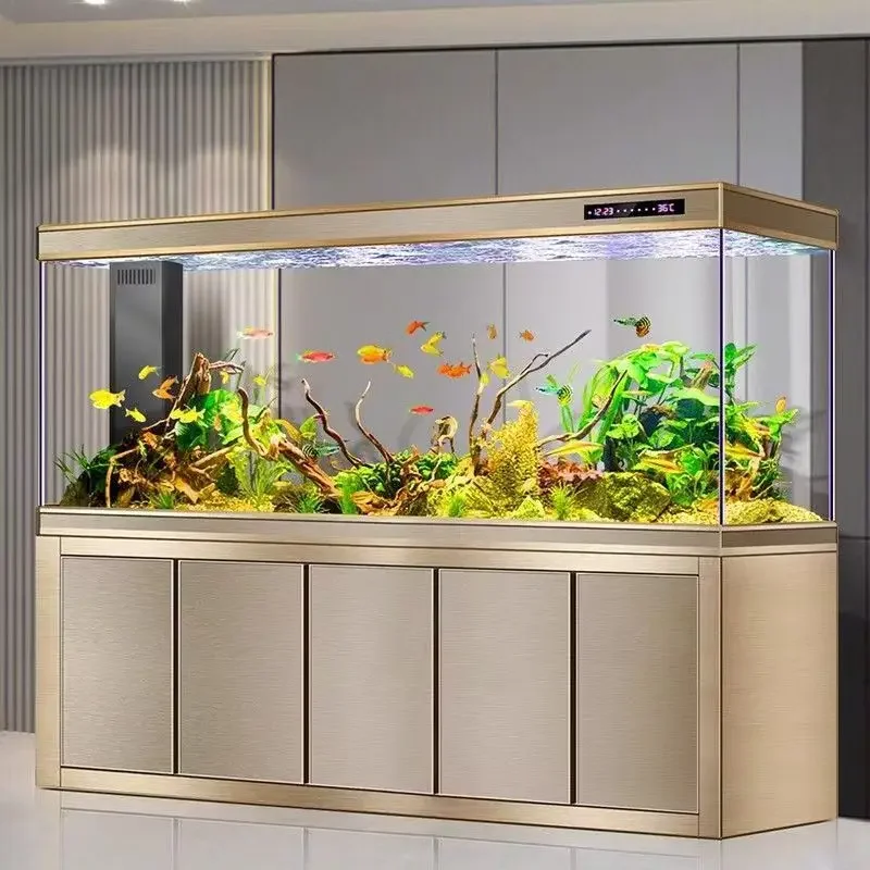 Modern Design Living Room Cabinet Ultra-white Glass Living Room Waterless Maintenance Large Aquarium Home Furniture FYFT
Modern Design Living Room Cabinet Ultra-white Glass Living Room Waterless Maintenance Large Aquarium Home Furniture FYFT