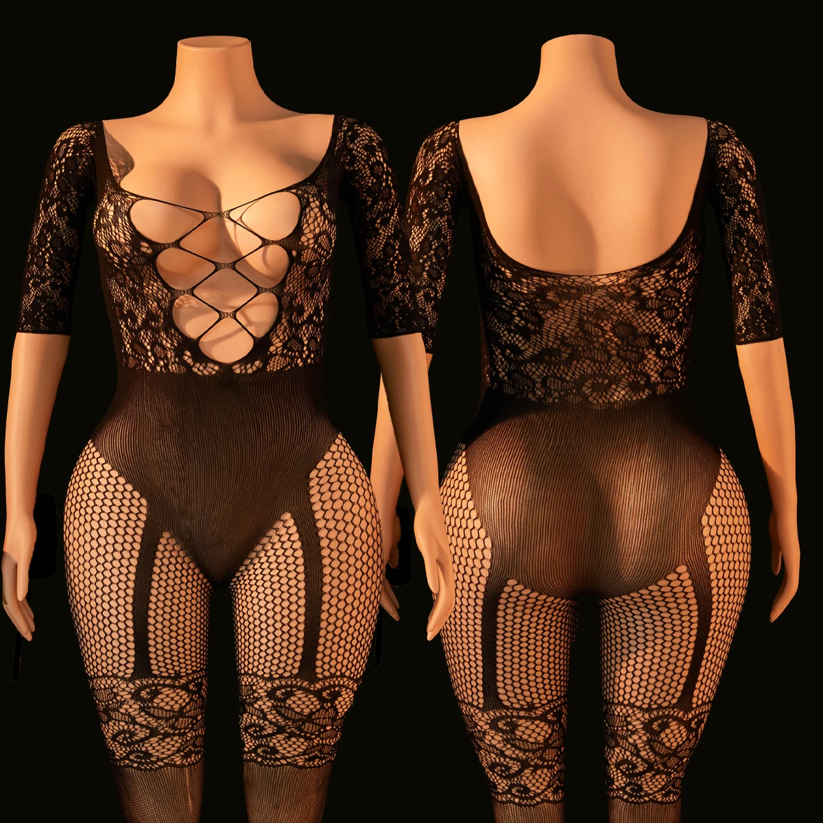 Sexy Women Lingerie Bodysuit Mesh Transparent See Though Plus Size Bodystocking Breathable Leotard Elastic Underwear
Sexy Women Lingerie Bodysuit Mesh Transparent See Though Plus Size Bodystocking Breathable Leotard Elastic Underwear