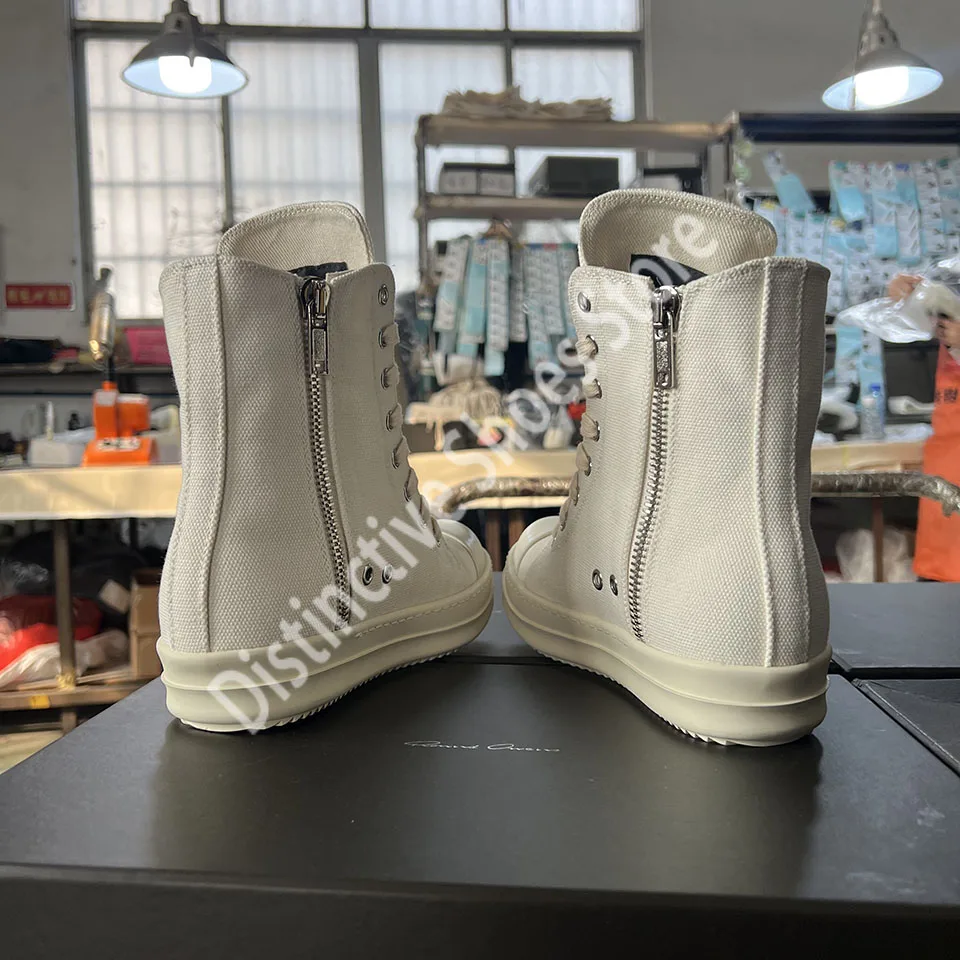 Ro Classic Design White Canvas Shoes Brand High Top Boots Men Casual Shoes Luxury Zipper Women Sneakers Ankle Boots Sneakers
Ro Classic Design White Canvas Shoes Brand High Top Boots Men Casual Shoes Luxury Zipper Women Sneakers Ankle Boots Sneakers