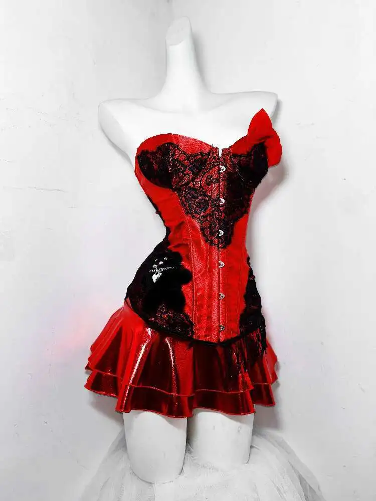 Deadly College * TDH Shibuya Spicy Girl Tight Skirt With Skirt, Fishbone Waist, Split Dress Set
Deadly College * TDH Shibuya Spicy Girl Tight Skirt With Skirt, Fishbone Waist, Split Dress Set