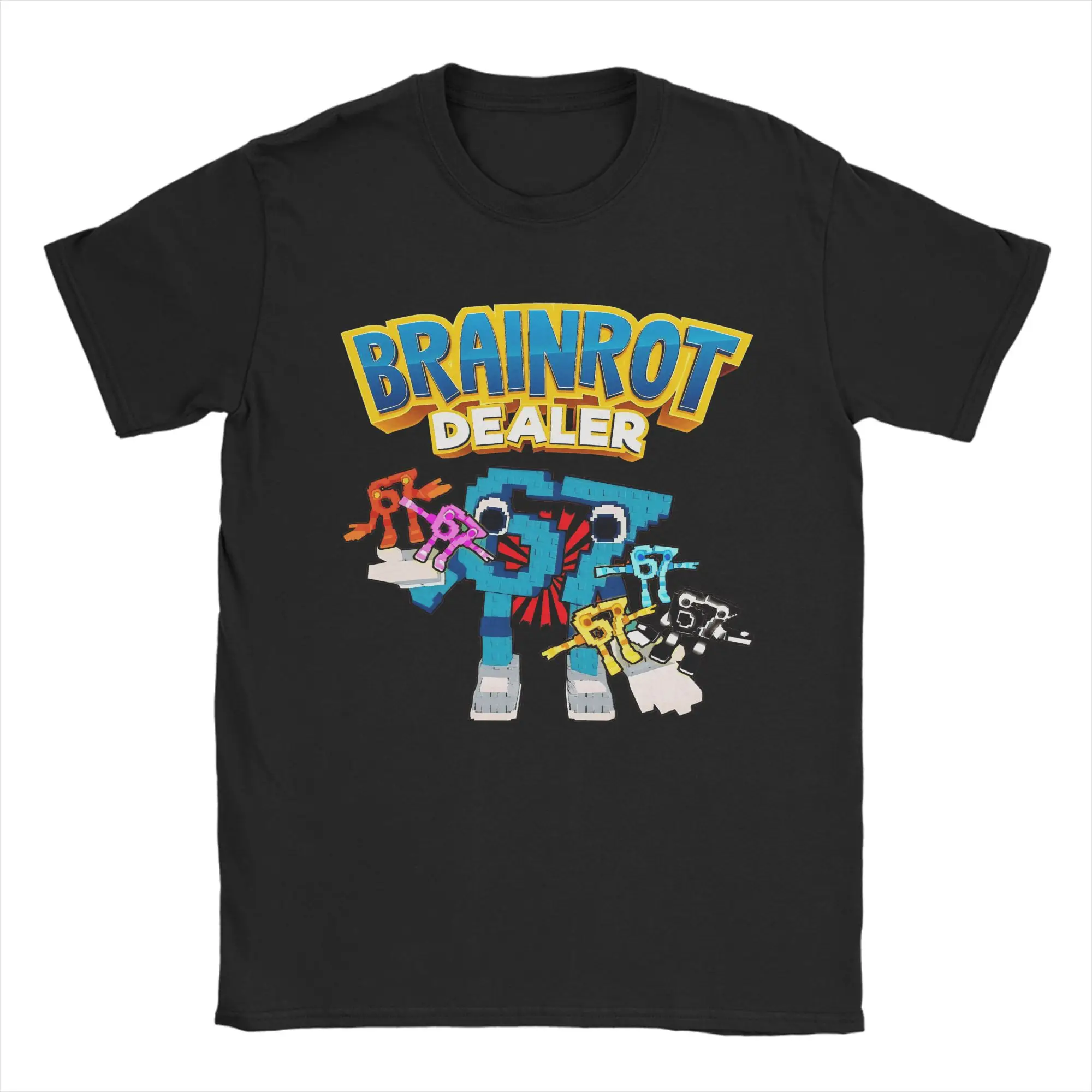 Повседневная забавная футболка Brainrot Steal a Brainrot, мужские футболки с круглым вырезом из 100% хлопка, футболки с короткими рукавами, оригинальная одежда
Повседневная забавная футболка Brainrot Steal a Brainrot, мужские футболки с круглым вырезом из 100% хлопка, футболки с короткими рукавами, оригинальная одежда