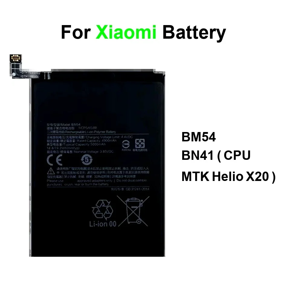 Аккумулятор мобильного телефона Safe BM54 4100-5000 мАч для Xiaomi Note 4G + 64G 4X 800U 9T 4 Mtk Helio Redmi Pro 4G
Аккумулятор мобильного телефона Safe BM54 4100-5000 мАч для Xiaomi Note 4G + 64G 4X 800U 9T 4 Mtk Helio Redmi Pro 4G