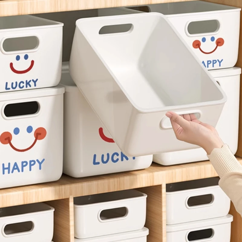 Настольный ящик для хранения, органайзер, кухонный кавайный пластиковый прямоугольный ящик для закусок, всякая всячина, корзина для хранения игрушек, ящик для хранения одежды, косметики
Настольный ящик для хранения, органайзер, кухонный кавайный пластиковый прямоугольный ящик для закусок, всякая всячина, корзина для хранения игрушек, ящик для хранения одежды, косметики
