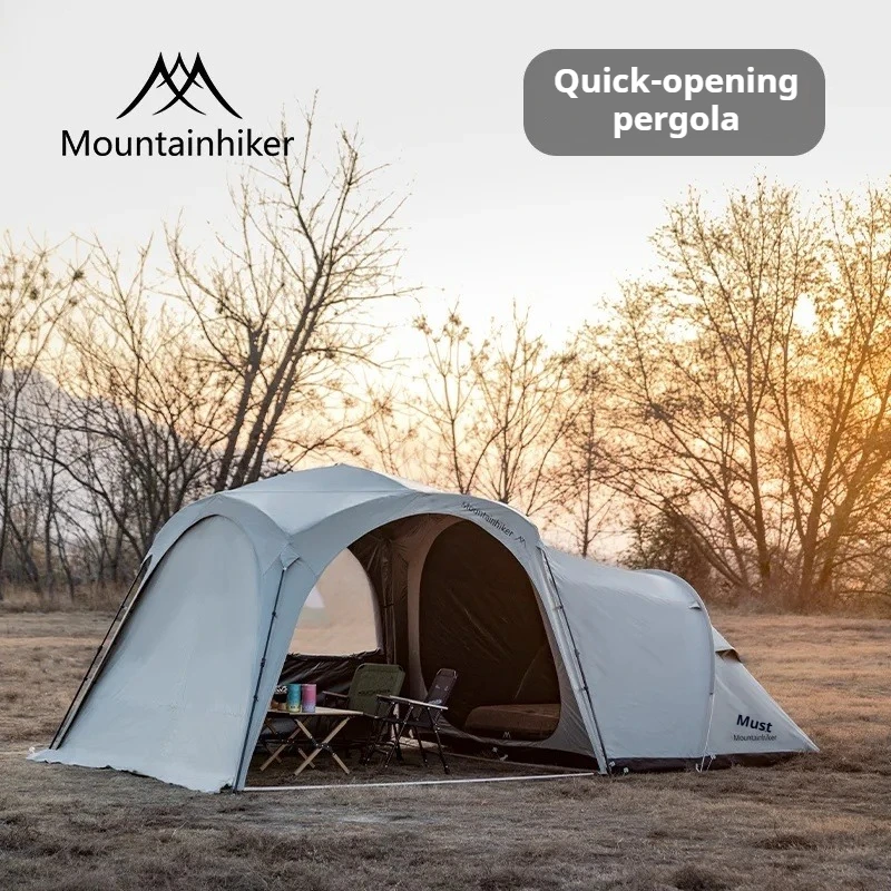 Mountainhiker 150D Oxford Fabric Dome Canopy Titanium Black Coating for Outdoor Camping Hiking Leisure Automatic Free Connection
Mountainhiker 150D Oxford Fabric Dome Canopy Titanium Black Coating for Outdoor Camping Hiking Leisure Automatic Free Connection