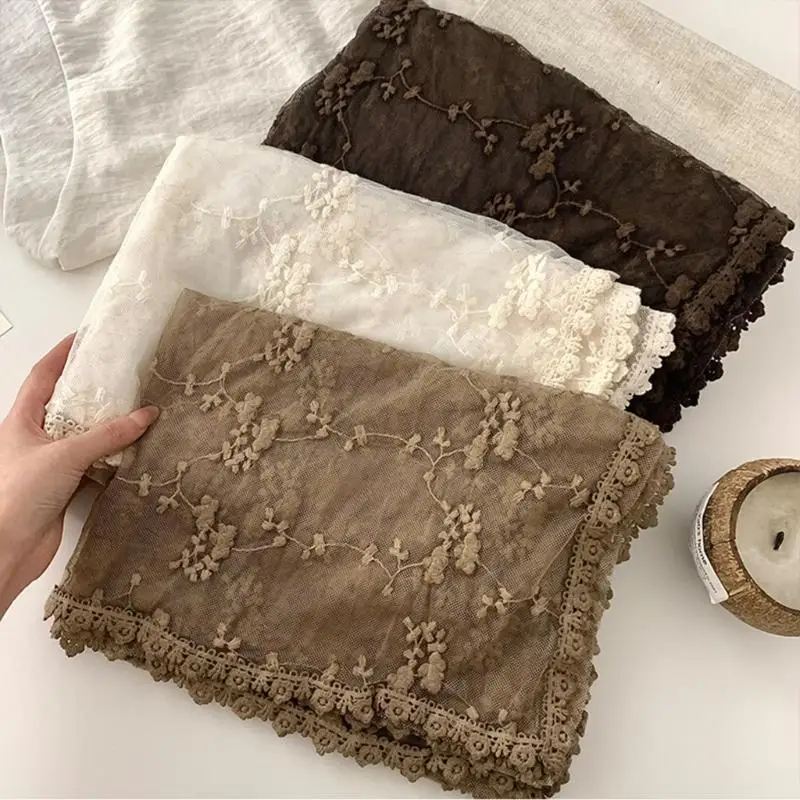 39BB Luxury Floral Lace Scarf Lightweight Elegant Neck Wrap Accessory
39BB Luxury Floral Lace Scarf Lightweight Elegant Neck Wrap Accessory