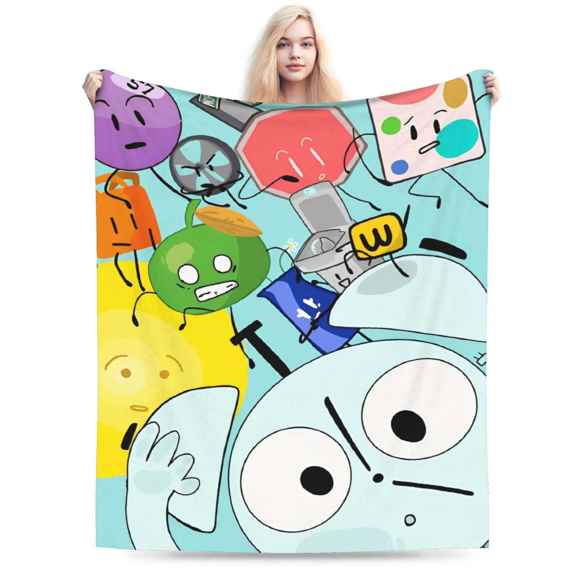 BFDI Inanimate Insanity Blanket Quality Super Soft Bedding Throws Autumn Travel Office Bedroom Fluffy Bedspread
BFDI Inanimate Insanity Blanket Quality Super Soft Bedding Throws Autumn Travel Office Bedroom Fluffy Bedspread