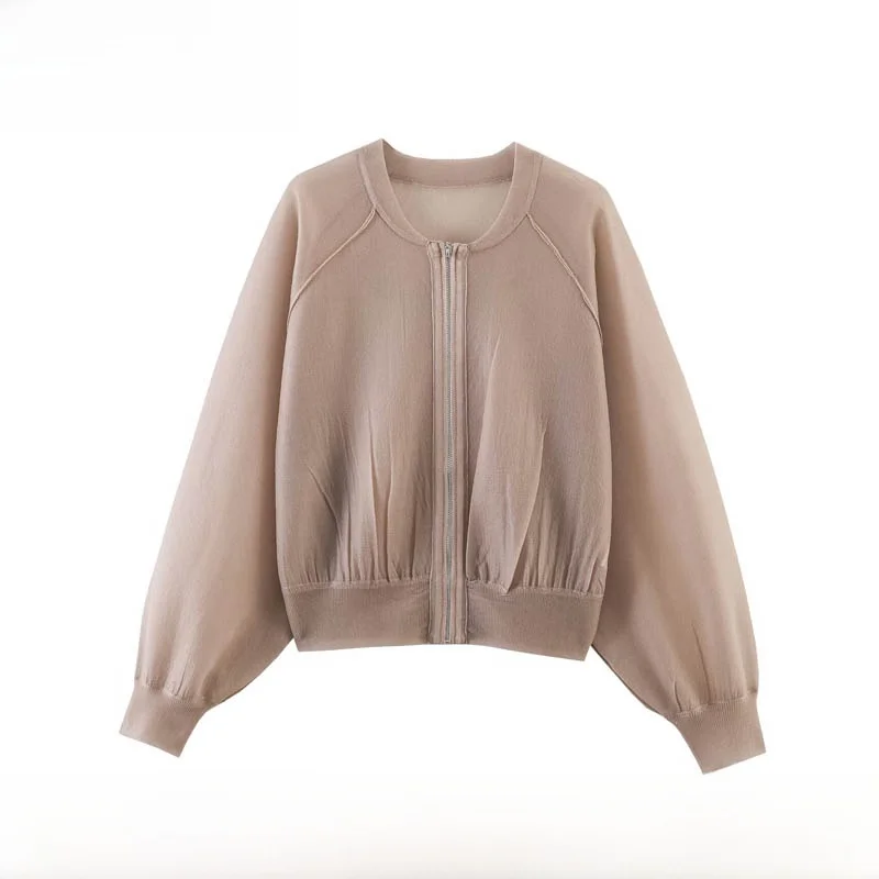 Faionable Knitted Pilot Jaet Outerwear Women's Autumn Winter New Arrival ZR Sle All-Match ort Coat Warm Polyester Fiber
Faionable Knitted Pilot Jaet Outerwear Women's Autumn Winter New Arrival ZR Sle All-Match ort Coat Warm Polyester Fiber