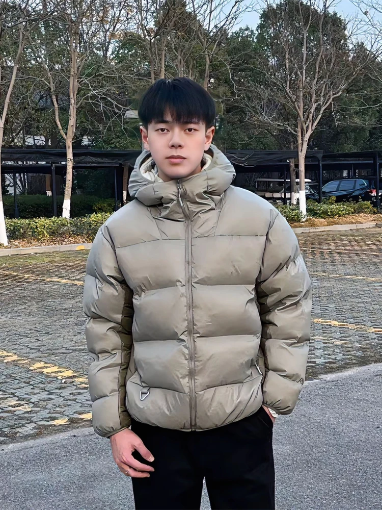 Youth Winter Jaet Men's ort Padded Coat Hooded down Cotton Outerwear Color Blo Design Outdoor Cold Resistant Warmth
Youth Winter Jaet Men's ort Padded Coat Hooded down Cotton Outerwear Color Blo Design Outdoor Cold Resistant Warmth